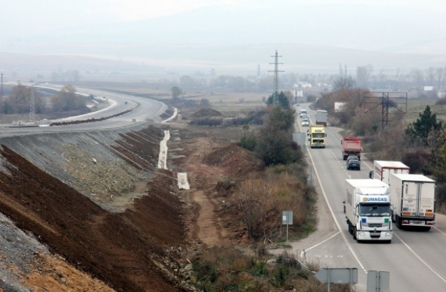 Временна организация на движение на пътя Даскалово - Дупница - Благоевград