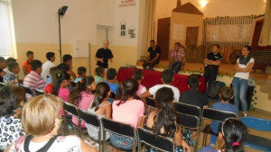 Полицейски инспектори беседваха с деца за безопасна лятна ваканция