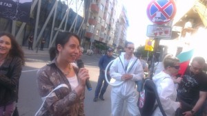 Протест в София срещу търговските споразумения на ЕС със САЩ