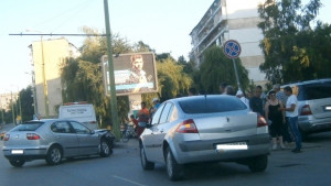 Катастрофа без жертви и ранени само с поражения по автомобилите