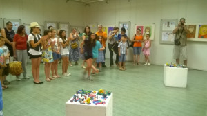 Млади художници подредиха изложба в края на проекта Арт ваканция