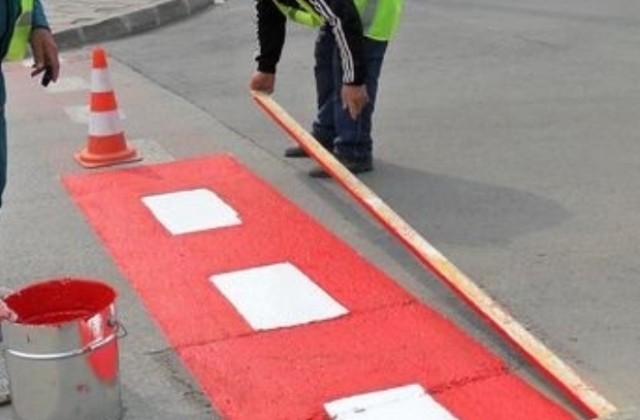 Започва полагането на пътната маркировка в Габрово