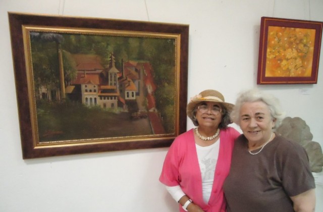 Внучки на Недялко Каранешев подариха негови картини на горнооряховската галерия