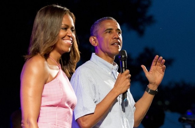 В интернет се появиха снимки от филма за Мишел и Барак Обама