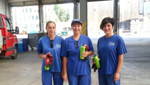 Три българки се грижат за цветната украса на швейцарския град