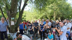 Десетки вярващи се събраха край аязмото Св Марина в Стражишко