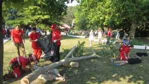 Открито учение на БЧК се проведе на кея