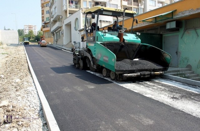 Асфалтират четири търновски улици