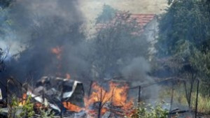 Селскостопанска постройка изгоря в Узунджово