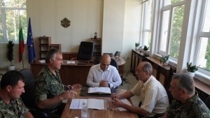 Представител на Националната гвардейска част проведе среща в областната администрация