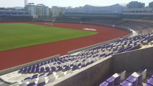 Обновяването на лекоатлетическата писта на стадион Ивайло е към финал