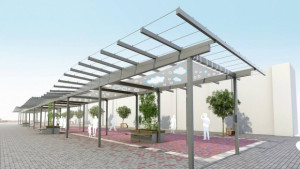 Шарена градска сянка ще краси центъра СНИМКИ