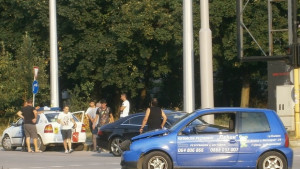 Мерцедес и Фолксваген катастрофираха тази вечер на изхода за Русе