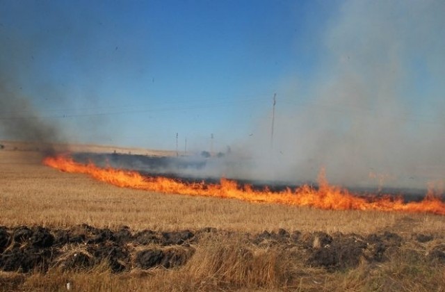 Червен код за опасност от пожари в Хасковско