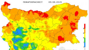 Отново червен код за опасност от пожари