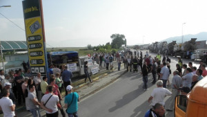 Протест в Мъглиж заради спорен терен