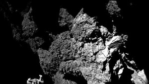 Моментът с наймного екшън кометата ЧурюмовГерасименко се доближава до Слънцето