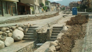 Кметът на Банско стартира изпълнението на втория етап от улица