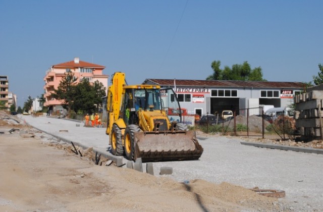 Усилено строят улица Д. Буйнозов в кв. Картала