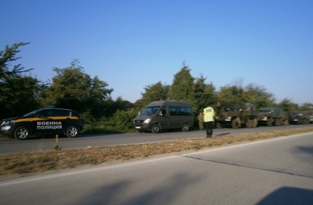 Тежка военна техника тръгва по Хемус  за учението в Шабла