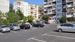 Новият паркинг в Меден рудник