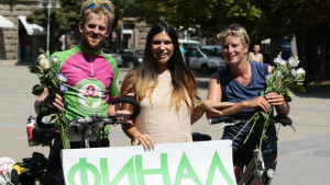 Велотур в подкрепа на болните от Хънтингтън финишира в София