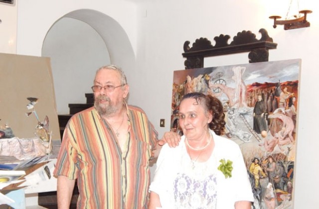 Проф.Теофан Сокеров представи 30 живописни творби в Двореца