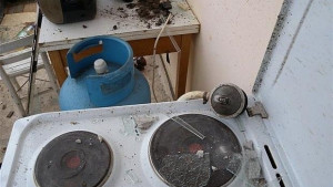 Мъж пострада при инцидент с газова бутилка