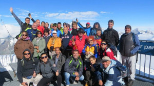 Туристи от Мездра изкачиха връх Малък Матерхорн в Швейцарските Алпи