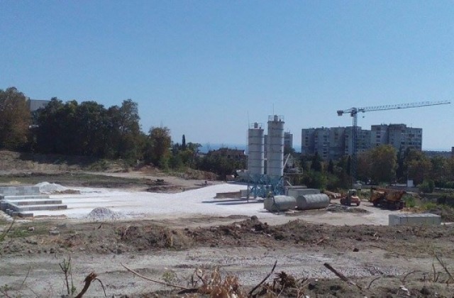 Строителството на стадион Варна върви по план