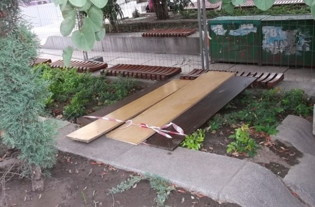 Дупка зейна в центъра на Сливен