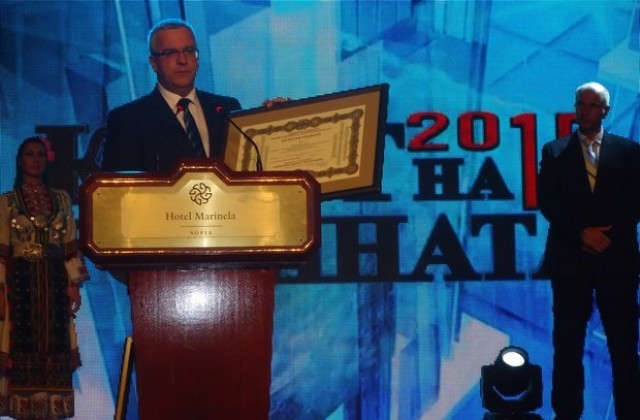 Николай Иванов с приз в една от категориите на „Кмет на годината