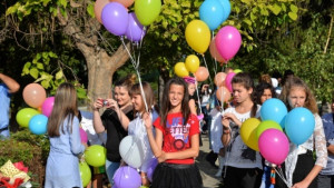 Слънчево време за първия учебен ден