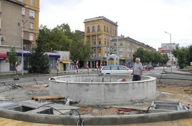 Димитровград с единствения в Хасковско фонтан в кръгово