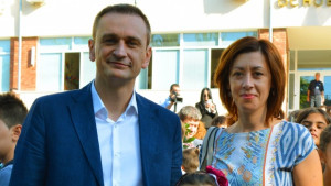 Валентин Ламбев изпрати дъщеря си в първи клас