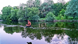 Slackline демонстрация за първи път над река Марица