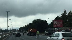 Свлачище на Цариградско шосе ВИДЕО