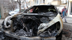 Рено пламна в движение