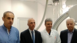 Найголемият специалист по инвазивна кардиология инспектира бъдещото отделение в Кюстендил