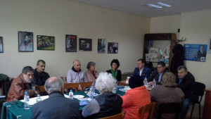 Георги Недев и кандидати за общински съветници посетиха Клуба на