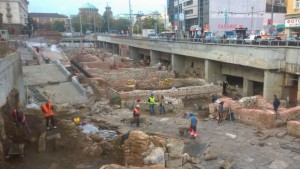 Работата по Ларгото в центъра на столицата отново започна