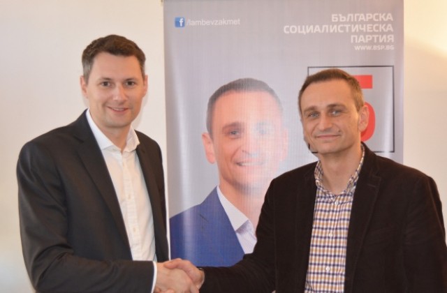 Британски дипломат разговаря с Валентин Ламбев за политическата му платформа