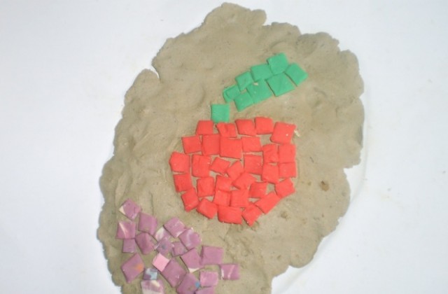 Изработване на антични мозайки в РИМ-Кюстендил