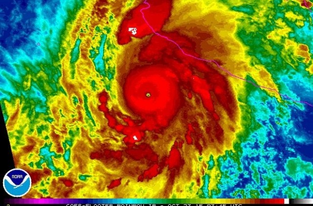 Патрисия е най-силният ураган, регистриран в Западното полукълбо