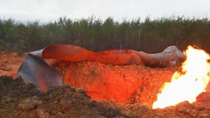 Запали се газопровод край Павликени няма пострадали