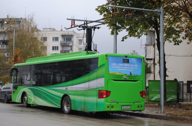 Втори тип технология за електробуси е на изпитание във В. Търново