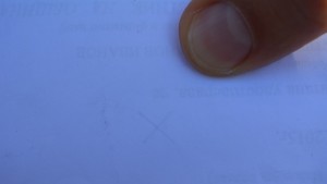 Проблем с черната лента на бюлетините