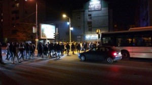 Пловдивските полицаи излязоха за трета поредна вечер на протест