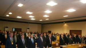 Кметът на Плевен общински съветници и кметове на кметства положиха