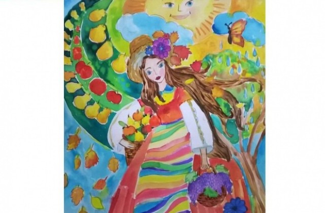 Седмокласничка от Г. Оряховица с отличие от национален конкурс за рисунки